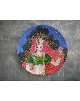 Wooden Wall Decor Plate - Multicolor Wooden Wall Decor Plate - Multicolor